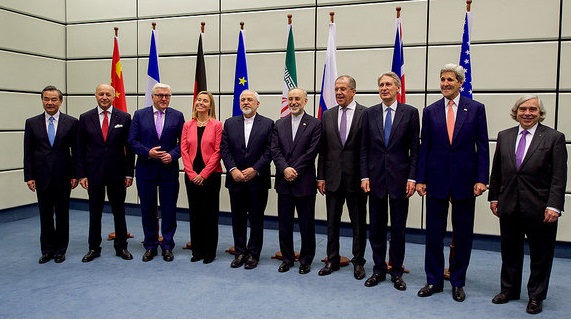 Foreign ministers and top officials from Iran and the world's six major powers in Vienna in July 2015