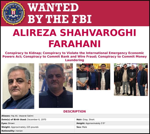 Farahani was the leader of the plot