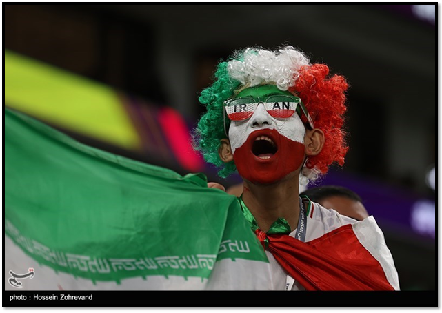 An Iranian fan