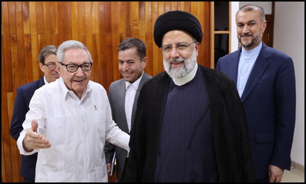 Raisi and Raul Castro