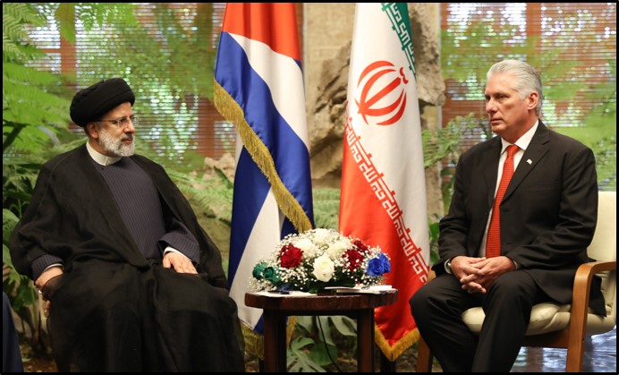 Raisi and Cuban President Diaz-Canel