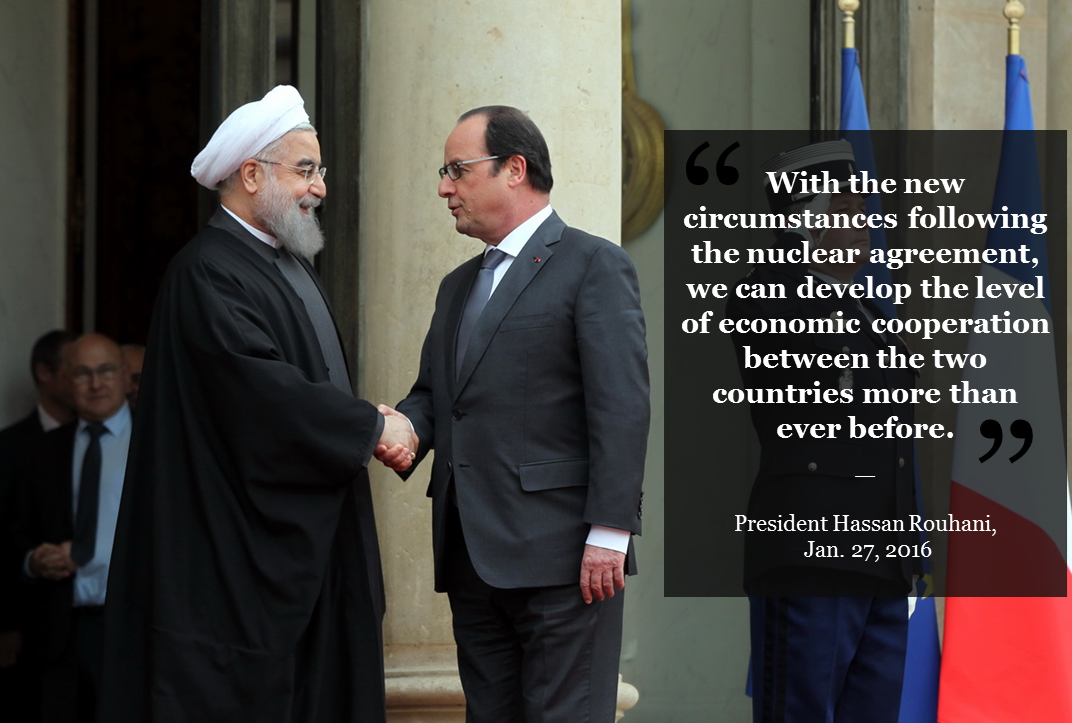 Rouhani Hollande